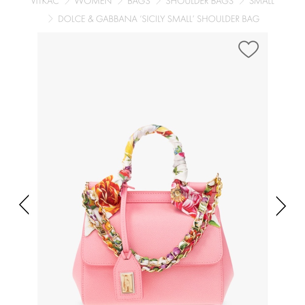 Dolce & Gabbana 
SS23
,Sicily Bag In Dauphine Leather